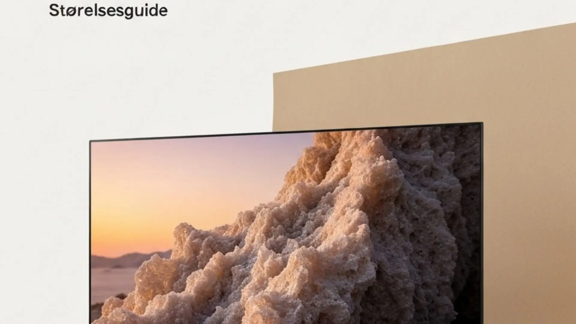 Guide til 55 tommer TV: størrelse og modeller
