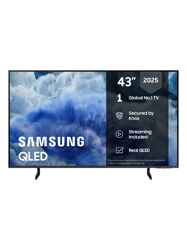 Samsung TQ43Q8FAAUXXC 43 tommer QLED-TV med AirSlim-design